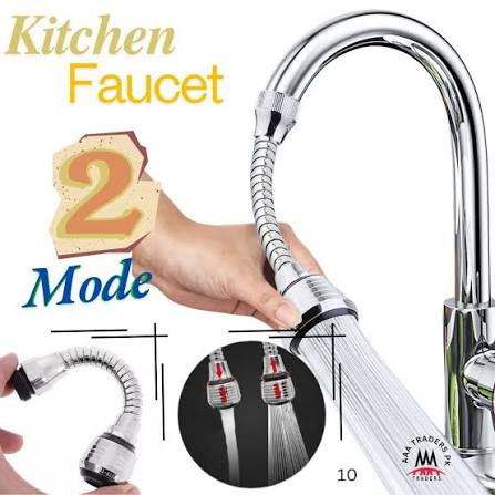 360 Degree Adjustment Kitchen Faucet Extension Tube Bathroom Extension Water Tap