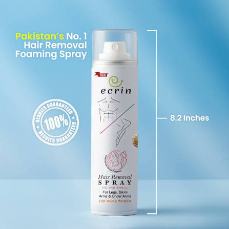 ECRIN Hair Removal Foaming Spray - Advance Formula with Refreshing Fragrance Spray