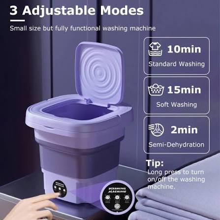 Mini Washing Machine, Portable,Foldable With Dryer